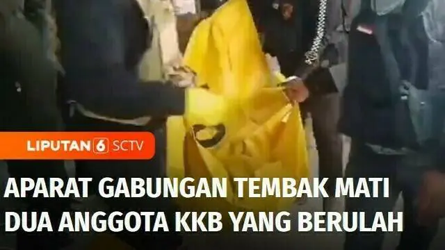 VIDEO: Dua Anggota KKB yang Berulah Tewas Ditembak, Petugas Sita Sejumlah Barang Milik KKB