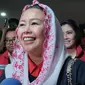 Putri Presiden keempat RI Abdurrahman Wahid (Gus Dur), Zannuba Ariffah Chafsoh alias Yenny Wahid di acara PSI, Jakarta. (Foto: Winda Nelfira/Liputan6.com).