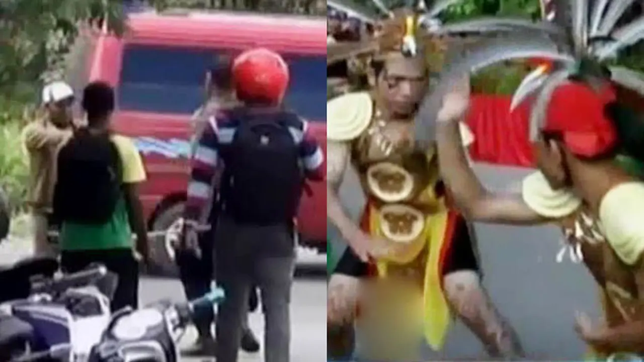 Bentrokan Mahasiswa VS Polisi Hingga Warga Saksikan Parade Budaya
