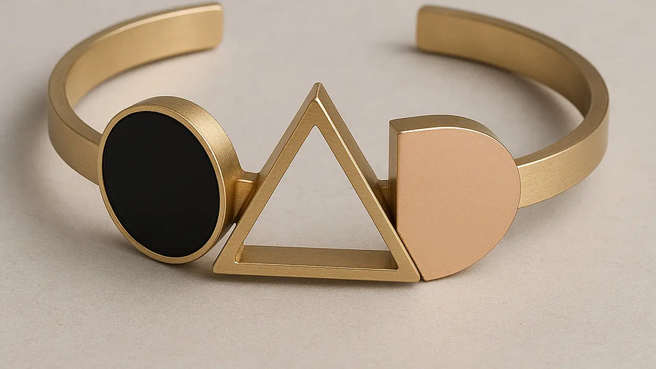 Model Gelang Geometris dengan Desain Kontemporer