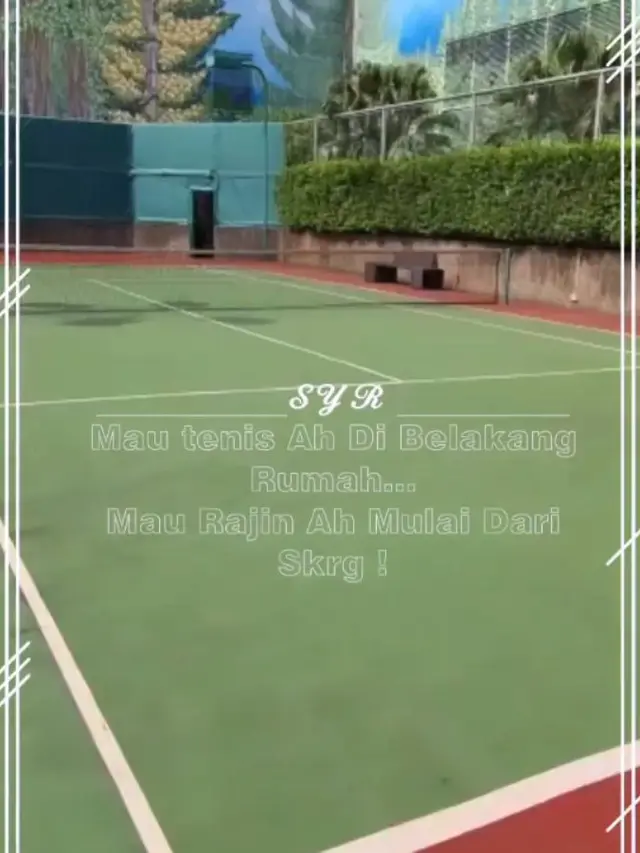 Lapangan Tenis Syahrini