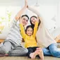Ilustrasi keluarga bahagia. (Shutterstock)
