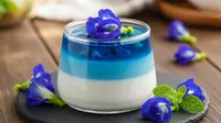 Resep Puding Susu Bunga Telang, Sajian Sehat dan Autentik
