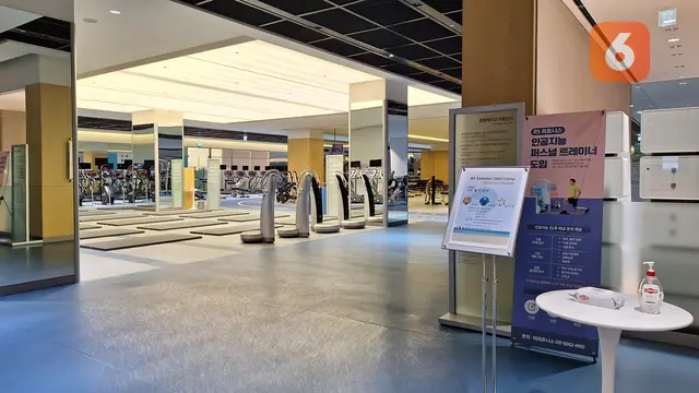 Gym di kantor pusat Samsung (Liputan6.com/Giovani Dio Prasasti)
