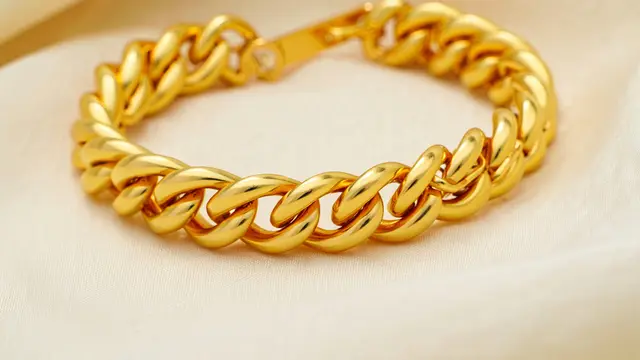 Model Gelang Emas Rantai Model Turki Klasik (AI)