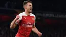 4. Aaron Ramsey - Beruntung bagi Juventus bisa mendapatkan jasa gelandang Wales ini secara gratis karena bebas transfer. Pindah ke Italia, mantan pemain Arsenal ini berhasrat meraih gelar juara liga. (AFP/Ben Stansall)