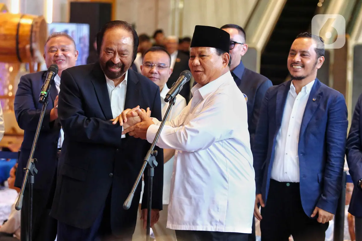 Prabowo Subianto Sambangi Markas Nasdem