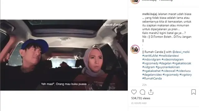 Melki Bajaj (Foto: Instagram)