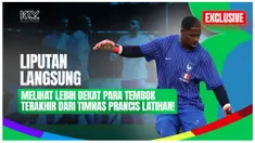 Timnas Prancis menjalani latihan di NY Red Bulls Training Facility, New York, Selasa (16/6/2026) dini hari WIB, jelang laga kontra Senegal. Selain aksi Mike Maignan, Brice Samba, dan Robin Risser, latihan diwarnai momen lucu saat semprotan lapangan m...