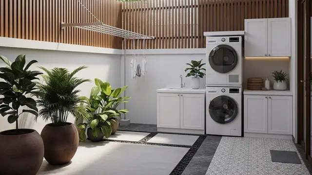 Tempat Jemur Belakang Rumah yang Aman dari Pandangan Tetangga
