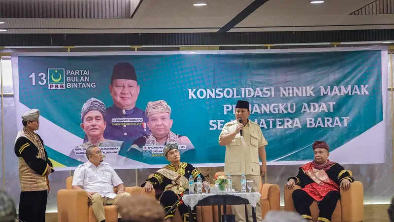 Disambangi Prabowo, 'Ninik Mamak' se-Sumbar Mengaku Siap Menangkannya di Pilpres 2024?