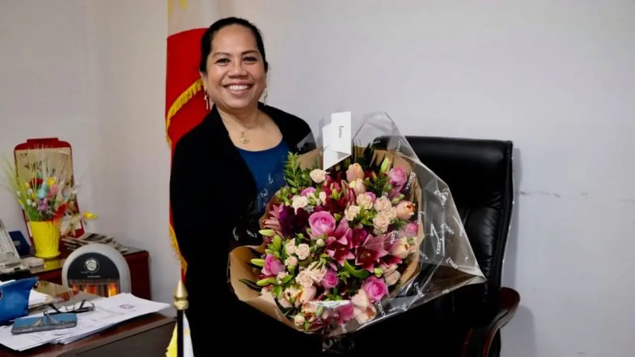 Duta Besar Filipina untuk Lebanon Bernardita Catalla meninggal di sebuah rumah sakit Lebanon pada 2 April 2020.(Summer Rain Channel / Facebook)