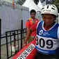 Atlet Kano Slalom Indonesia Reski Wahyuni di Asian Games 2018 (Liputan6.com / Panji Prayitno)