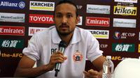 Gelandang Persija Jakarta, Rohit Chand, menegaskan timnya tak meremehkan Home United pada leg pertama semifinal Piala AFC 2018 Zona ASEAN dan wajib mewaspadai pemain asal Korea Selatan, Song Ui-young. (dok. Persija Jakarta)