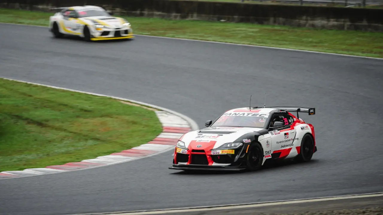Mobil balap Toyota GR Supra GT4 milik TGRI (TGRI/Andra Nidiawan)