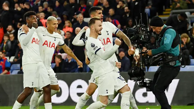 Foto: Padunya Permainan Tottenham Hotspur Saat Menaklukkan Crystal Palace di Liga Inggris