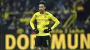 Pierre-Emerick Aubameyang merapat ke Arsenal dari Borussia Dortmund dengan mahar sebesar 60 juta poundsterling (Rp 1,13 triliun). (AP/Martin Meissner)