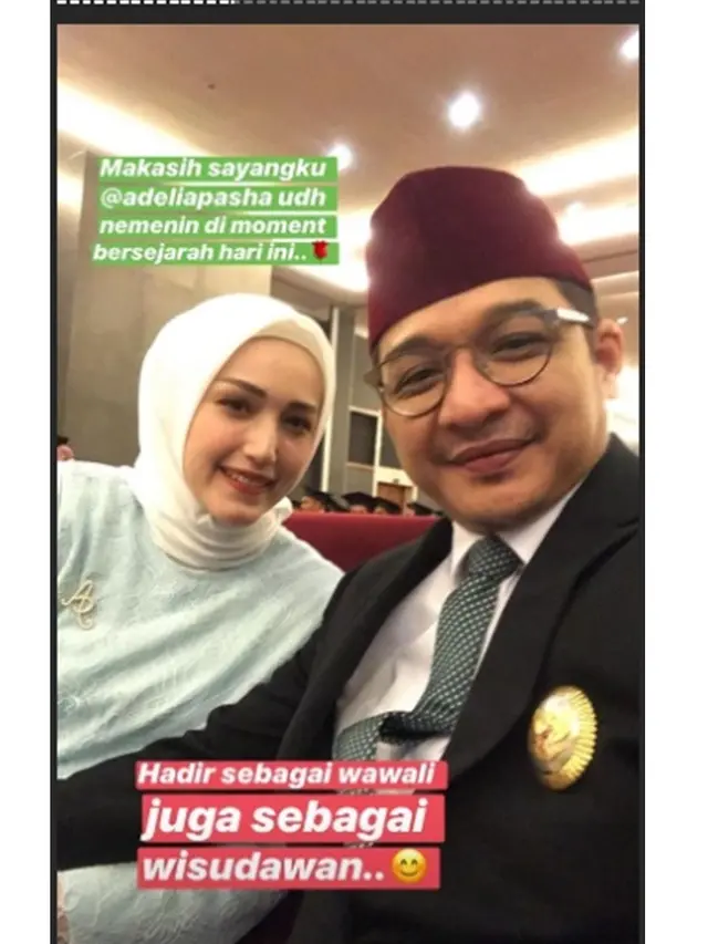 7 Momen Wisuda Pasha Ungu, Resmi Jadi Sarjana dan Didampingi Istri Tercinta