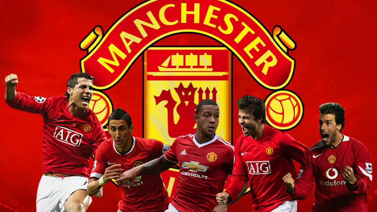 Manchester United - Cristiano Ronaldo, Angel di Maria, Memphis Depay, Gerard Pique, Ruud van Nistelrooy