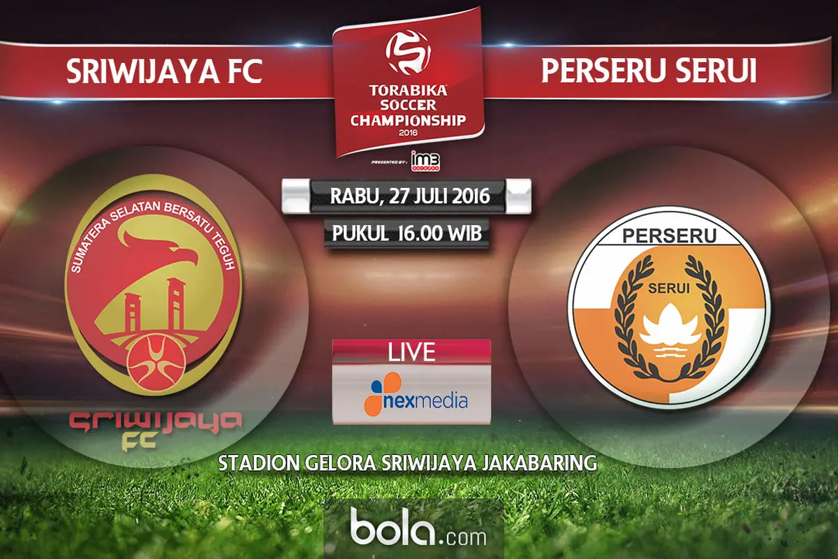 Sriwijaya FC vs Perseru Serui