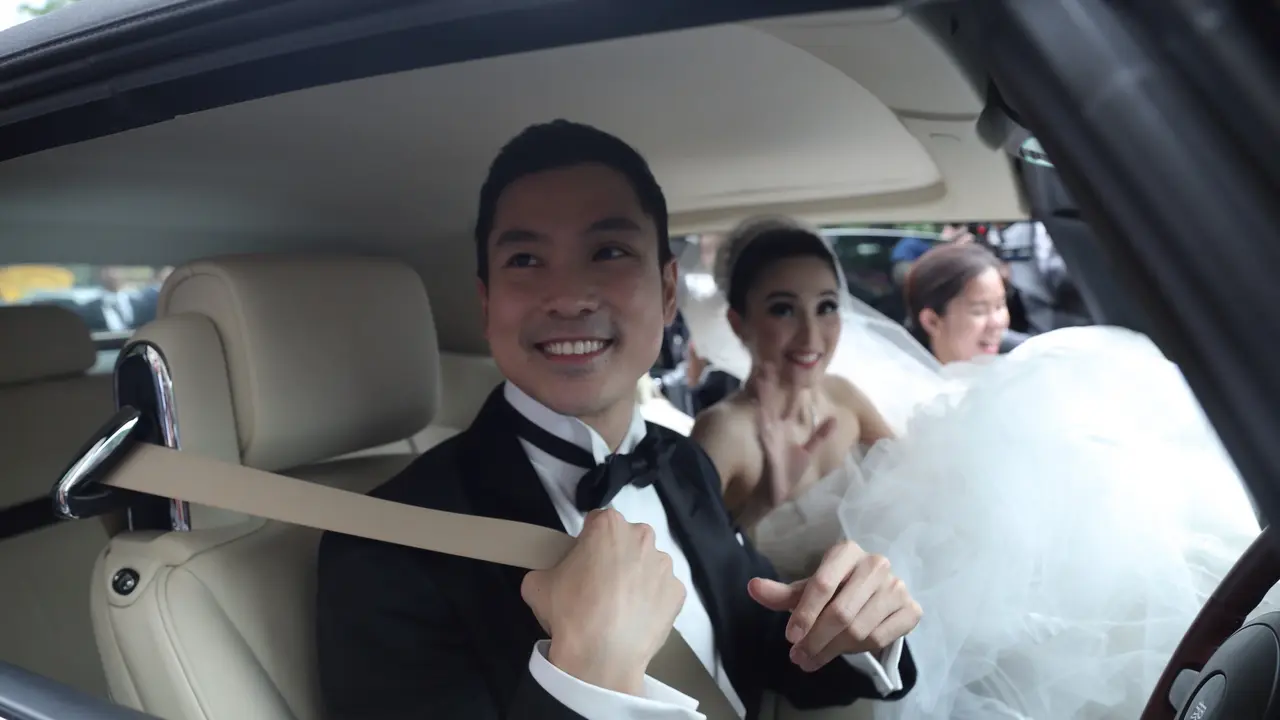 Sandra Dewi dan Harvey Moeis akan segela berbulan madu. (Galih W. Satria/Bintang.com)