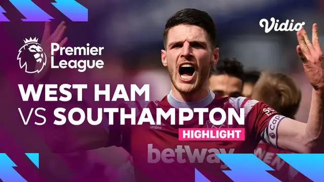 Berita video highlights Liga Inggris pekan ke-29 pertandingan antara West Ham melawan Southampton yang berakhir dengan skor 1-0 untuk kemenangan West Ham, Minggu (2/4/23).