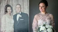 Seorang wanita memutuskan untuk memakai gaun neneknya yang telah berusia 51 tahun di hari pernikahan (Inside Editon)