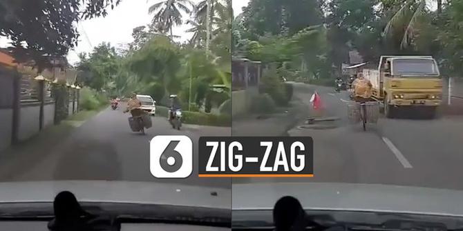 VIDEO: Viral Pesepeda Ugal-Ugalan Resahkan Pengguna Jalan