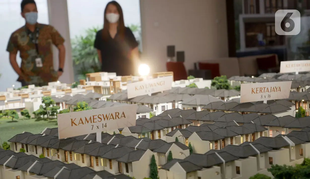 Sebuah site plan perkembangan pembangunan hunian premium Kota Kertabumi di wilayah Karawang, Jawa Barat (9/12/2021). Kota Kertabumi, mahakarya pengembang Agung Podomoro memiliki dua konsep yakni Kertabumi Executive Residence (KEREN) dan Kertabumi Commercial Estate (KECE). (Liputan6.com/HO/Ading)