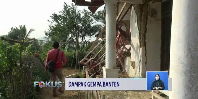Panjang Raja, Desa Terparah Terdampak Gempa Banten