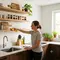 5 Model Kitchen Set dengan Rak Terbuka yang Mudah Dibersihkan, Fungsional untuk Hunian Modern