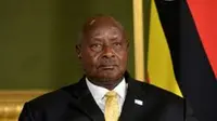 Presiden Uganda Yoweri Museveni. (AFP/HANNAH MCKAY)