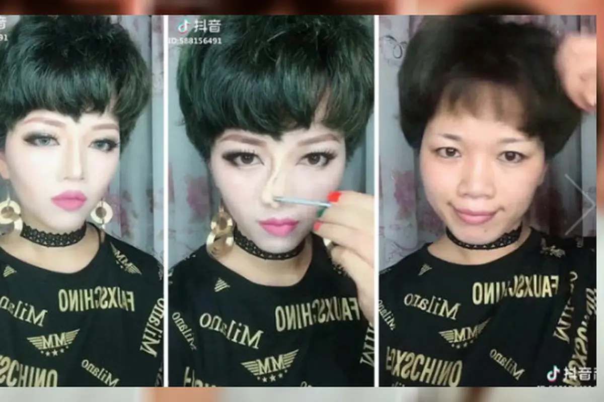 Foto Before-After di Tik Tok. Dok: Boredpanda.com