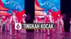 Video kocak salah satu bocah menari kehilangan propertinya viral di media sosial.