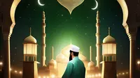 Isra Miraj merupakan salah satu peristiwa bersejarah yang sangat agung dan penting bagi umat Islam, saat Nabi Muhammad SAW menerima perintah langsung dari Allah SWT untuk melaksanakan salat wajib 5 kali dalam sehari semalam. (Ilustrasi: AI)