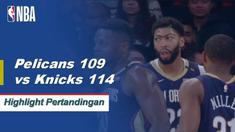 Allonzo Trier mencetak angka tertinggi dan 25 poin tertinggi dalam karir dan meraih delapan rebound untuk memimpin Knick dalam kemenangan 114-109 atas Pelicans.