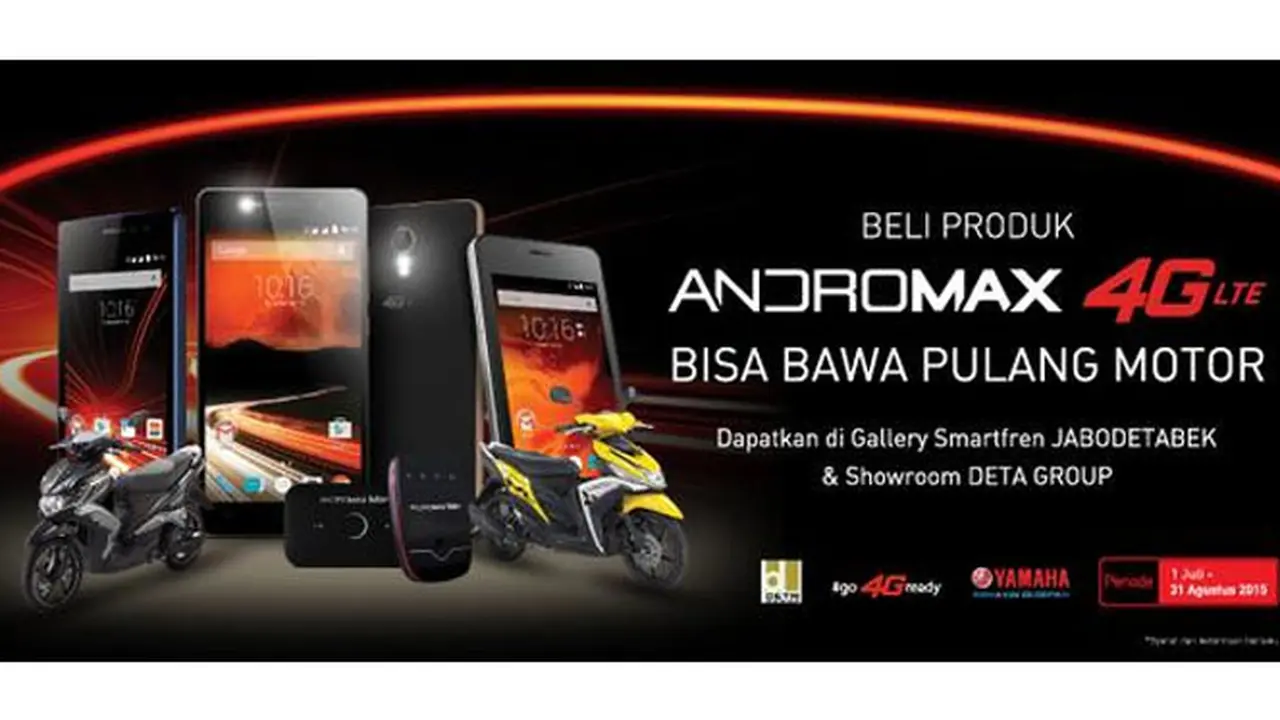 Kejutan Andromax 4G LTE pada bulan Agustus, Hot Banget!