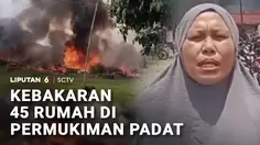 Kebakaran 45 Rumah di Permukiman Padat