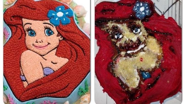 Tak Sesuai Ekspektasi, 6 Potret Desain Kue Ini Bikin Senyum Kecut