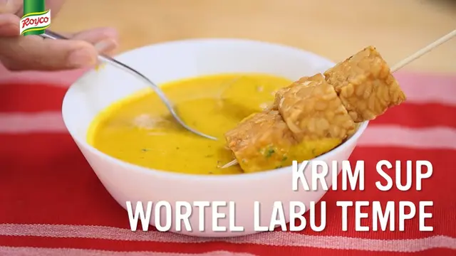Krim Sup Wortel Labu Tempe