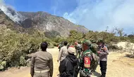 Kebakaran Lahan Bondowoso Meluas, Api Mendekati Gunung Rante