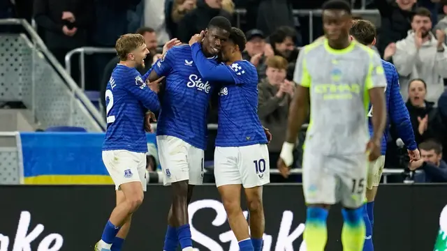 Everton vs Man City Thierno Barry