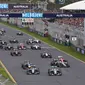 Sirkuit Albert Park, Melbourne, Australia, akan menjadi seri pembuka balapan Formula 1 2016 yang berlangsung 20 Maret 2016. (Liputan6.com/f1fanatic.co.uk)