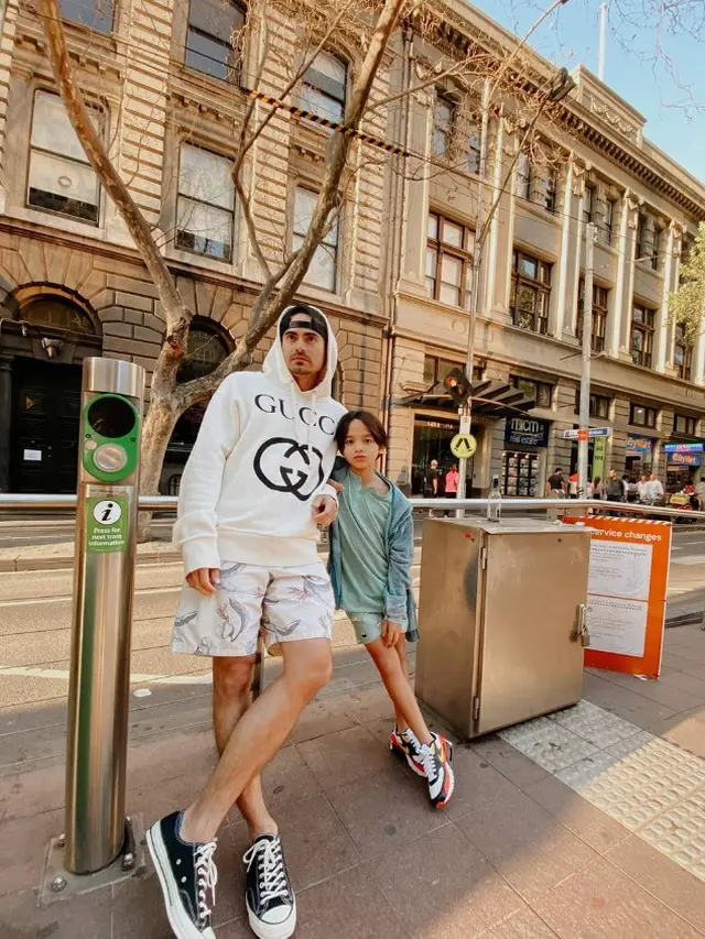 Potret Ashraf Sinclair dan Noah SInclair (Sumber: Instagram/ashrafsinclair)