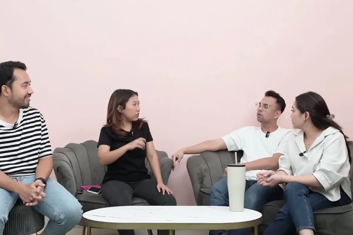 Raffi Ahmad dan Nagita Slavina di YouTube Kiky Saputri