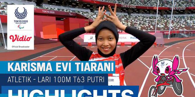 VIDEO: Finis di Urutan Kedua, Karisma Evi Tiarani Berhasil Lolos ke Babak Final Lari 100 Meter Paralimpiade Tokyo 2020