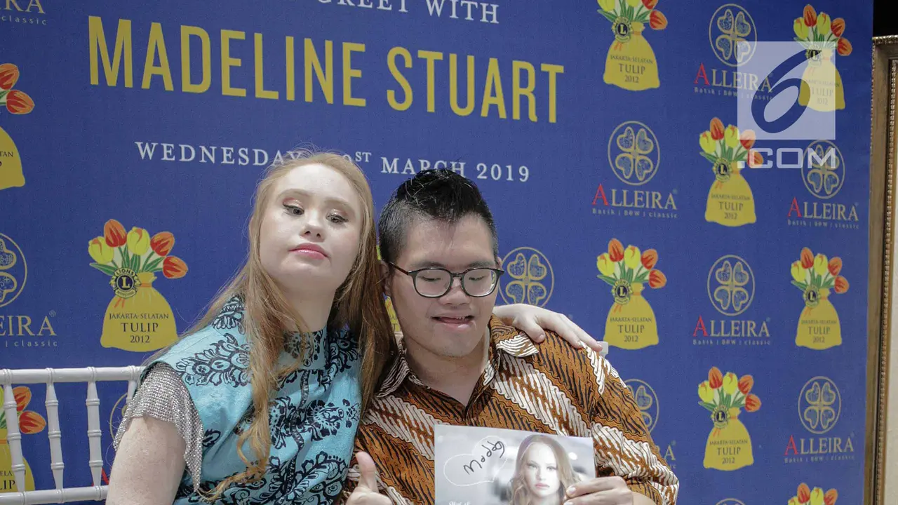 Model Down Syndrome Madeline Stuart Sapa Penggemar di Jakarta