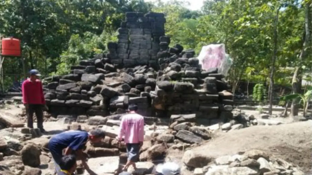 Ekskavasi Hampir Kelar, Candi Sirih di Weru Sukoharjo Makin Kelihatan Wujudnya