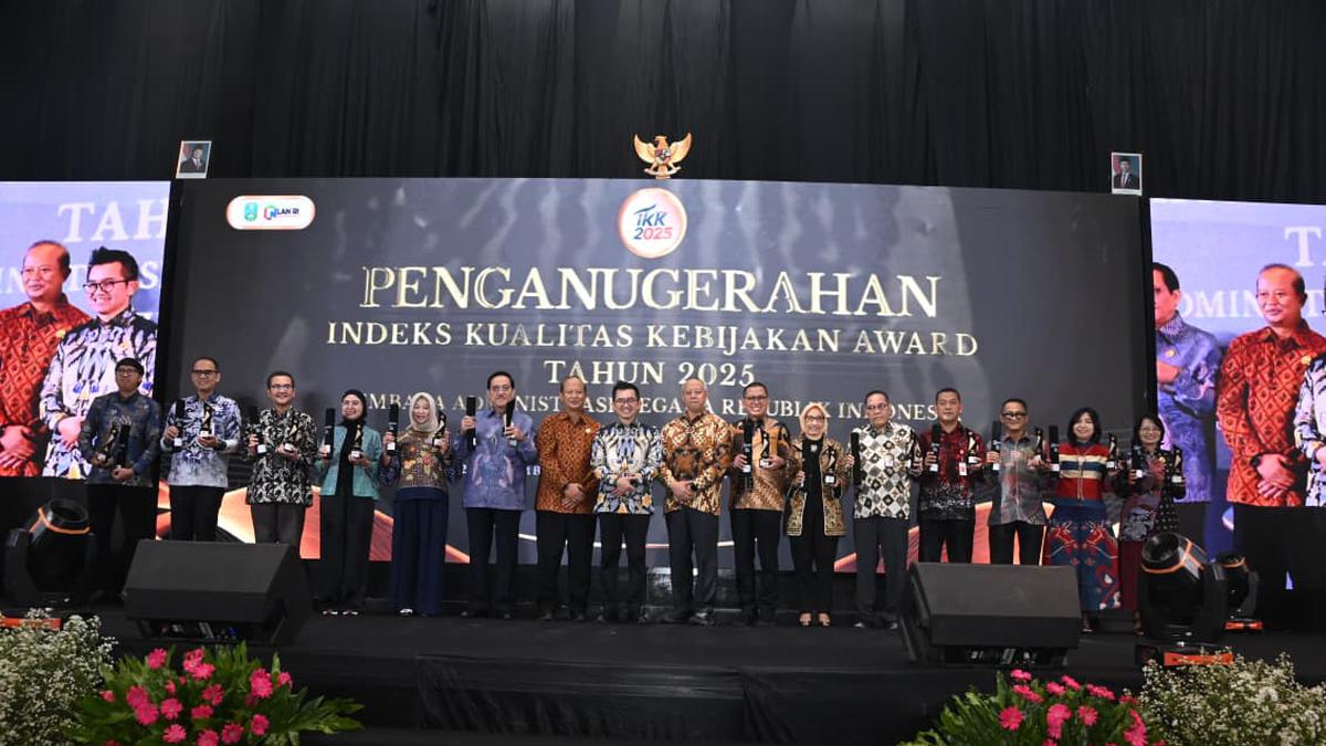 Daftar Instansi Peraih Predikat Unggul dalam Indeks Kualitas Kebijakan 2025