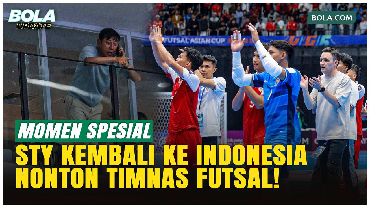 Shin Tae-yong Tertangkap Kamera di Laga Timnas Futsal Indonesia vs Korsel